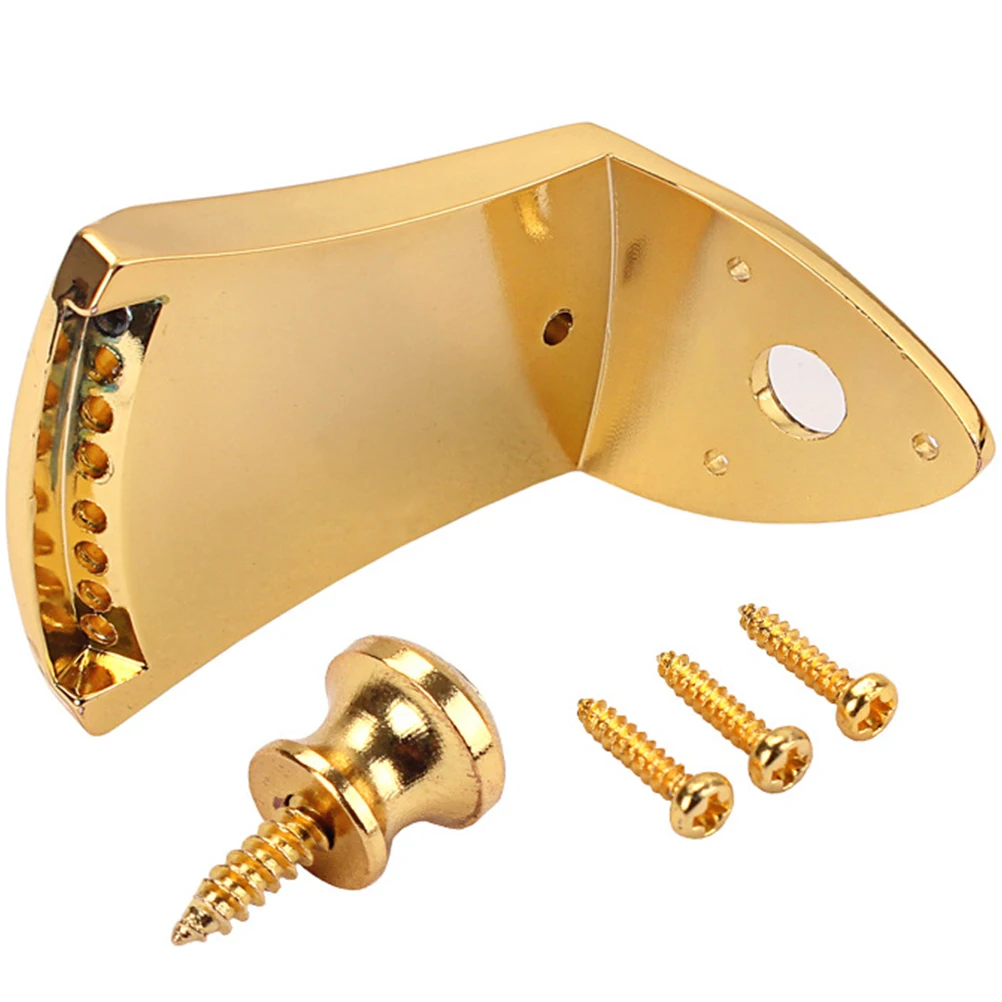 

Mandolin Bridge Tailpiece with Screws Zinc Alloy Triangle Replacement
