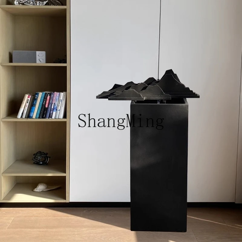 

CL Ornament Hotel Lobby Club Courtyard Floor Fake Mountain Zen Landscape Decoration Modern Minimalist