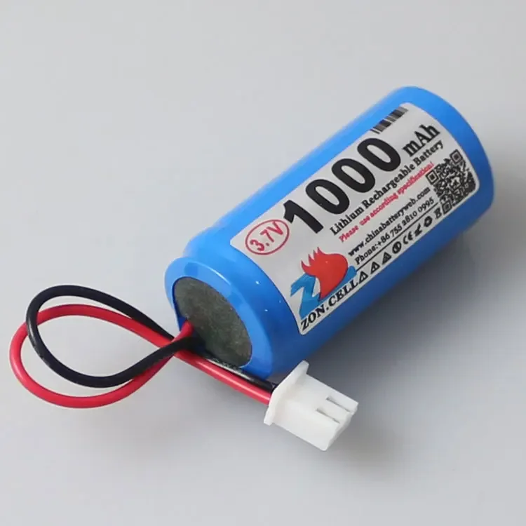 En el tablero de protección de batería de litio cilíndrico de 1200mAh 18350 3,7 V con microherramienta cigarrillo electrónico de juguete recargable Li-