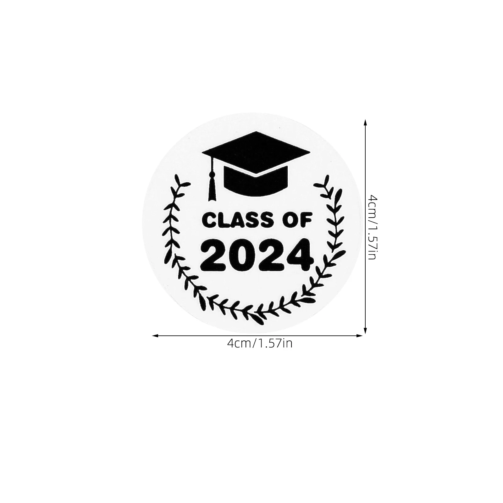 10 Sheets Self Graduation Cap Sticker Stickers Kindergarten Season Bronzing Cartoon