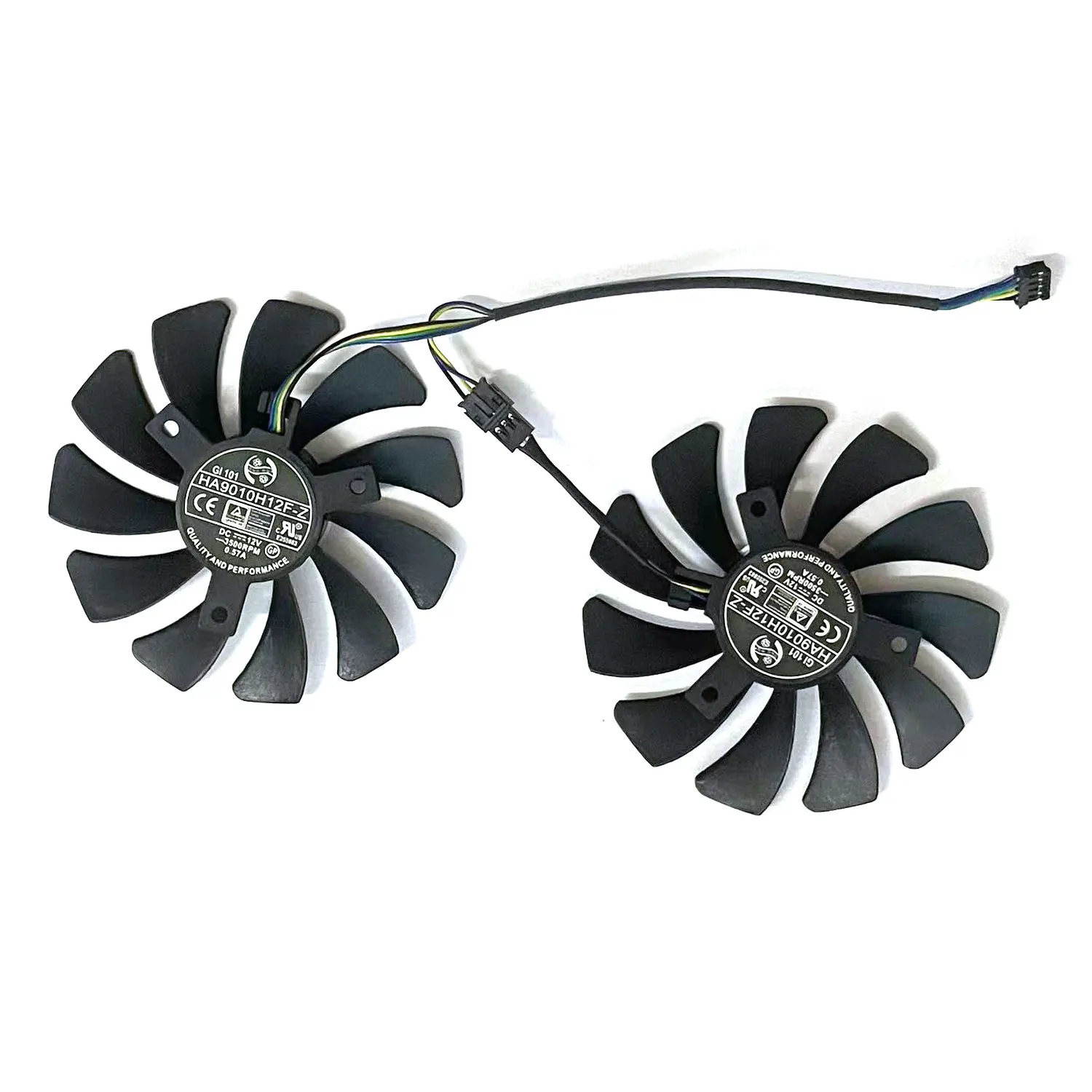 DIY 85mm RX 5700 5500 5600 XT Graphics Cards Fan ​For Powercolor RX 6700XT 6600XT 6600 Fighter Cooling FAN