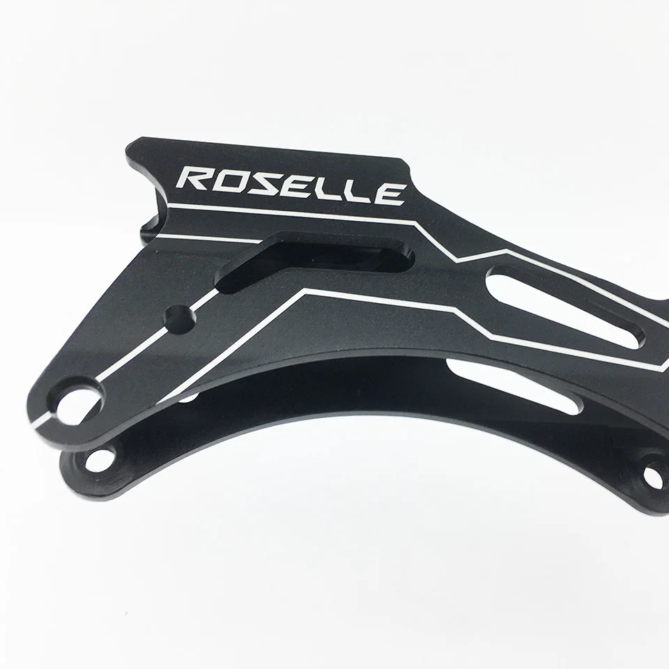 Originele Roselle 3X110 Mm Chassis Een Paar Speed Skate Frame 250Mm Inline Skates Frame Voor Slalom Boot 135-180Mm Montageafstand