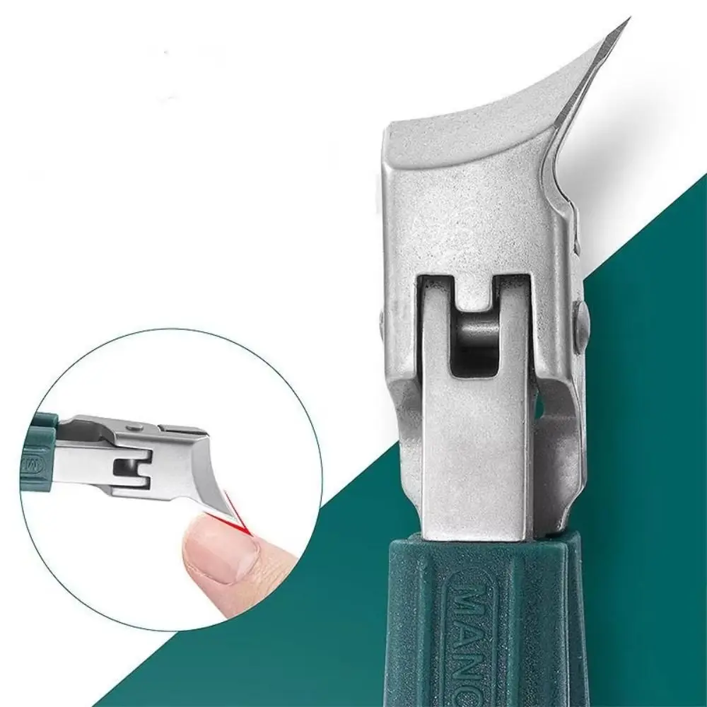 Anti-Splash Slant Edge Nail Clipper Stainless Steel Eagle Beak Oblique Toe Nail Trimmers Trim Nails Manicure Tool