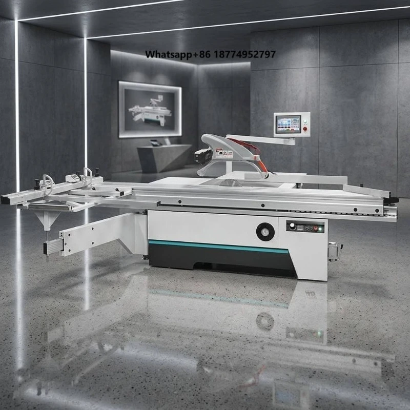 MINGAN High Precision 3200mm CNC Table Saw 45 Degree Tilting Woodworking Panel Saw with Auto Lift