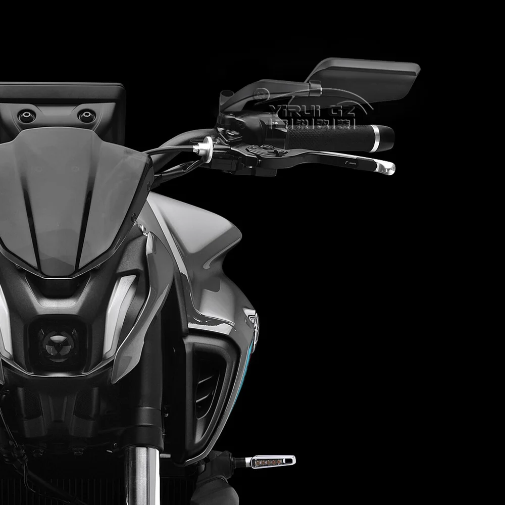 For YAMAHA MT03 MT07 MT09 MT09 MT10 Invisible Wing Adjustable Rotating Side View Mirror SP ABS MT 07 Motorcycle Rearview Mirror
