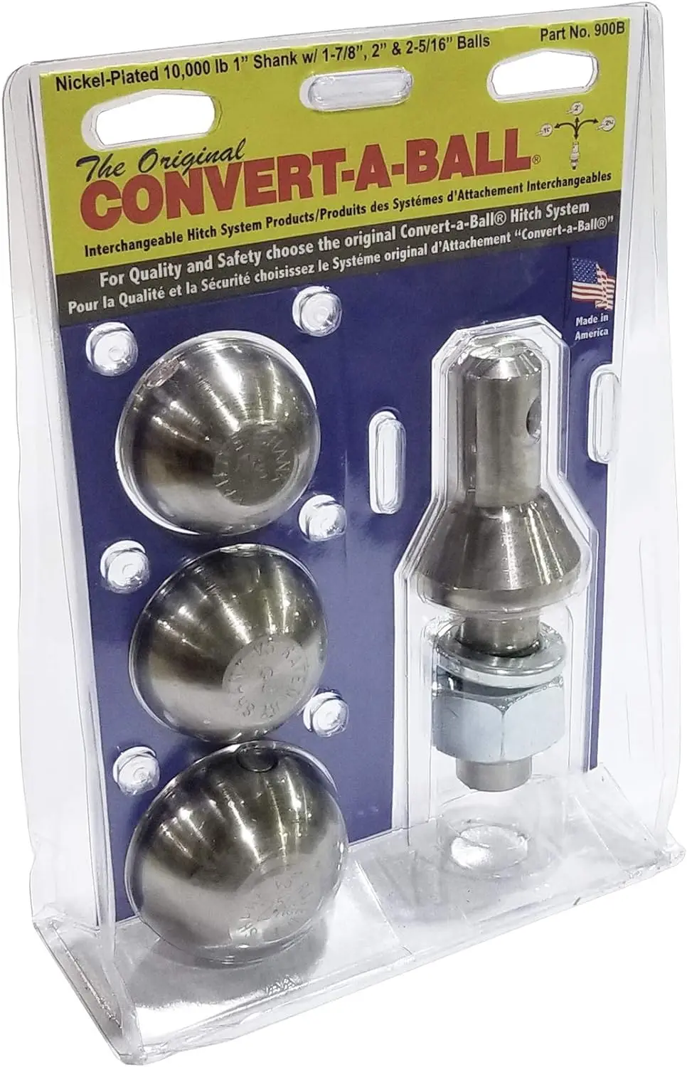 

Convert-- 900B Nickel-Plated Shank with Balls - 1"