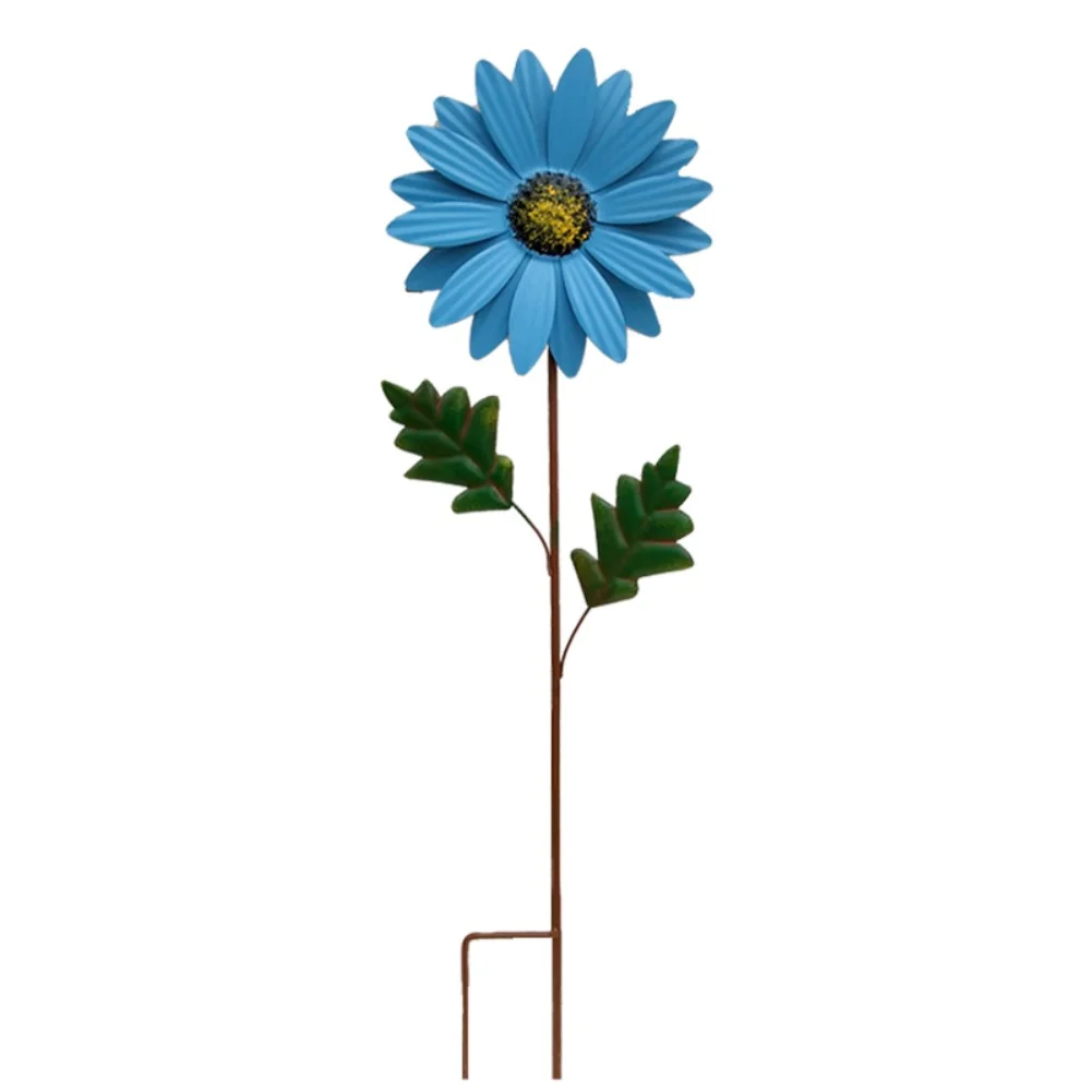 Outdoor Metal for daisy Garden Stake for Garden Beds and Lawns Providing a Vibrant and Long Lasting Floral Accent for