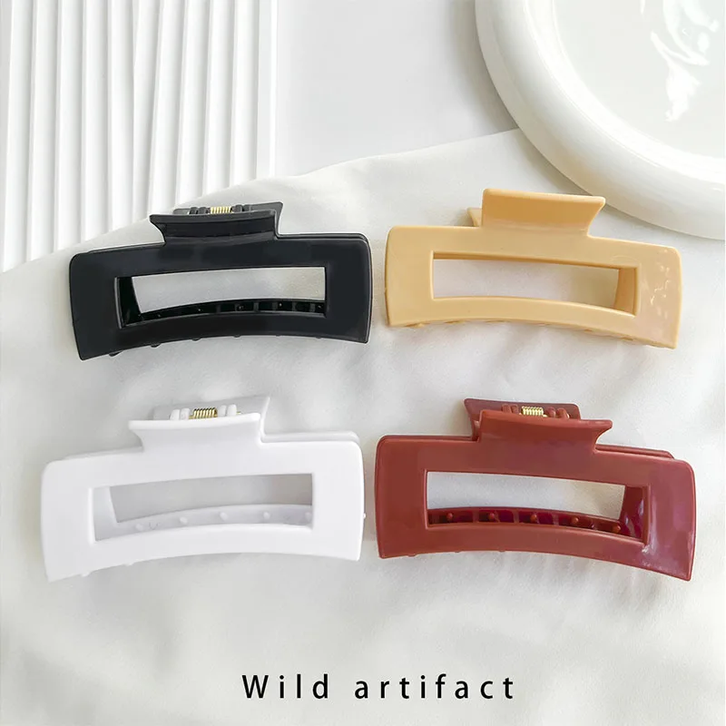 

Safe Soft Silicone Shark Clip Anti Collision Protection for The Back of The Head Anti Fall Women's Hair Clip Advanced Feeling