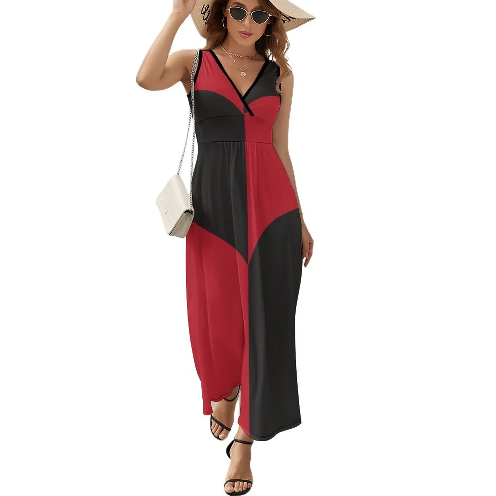 

Queen of Hearts - Classic Sleeveless Dress beach outfits for women Woman clothes