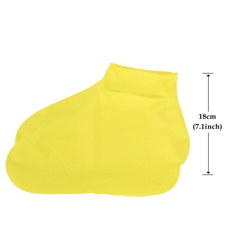Wasserdichte Schuhüberzüge aus Silikon, rutschfest, für Regenstiefel, Unisex, Sneakers-Schutz für regnerische Tage im Freien, Schuhüberzug