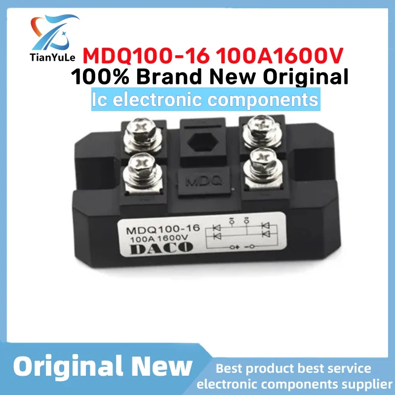 1PCS/LOT MDQ100A1600V MDQ100A 1600V  MDQ100-16 Single Phase Rectifier Bridge Module