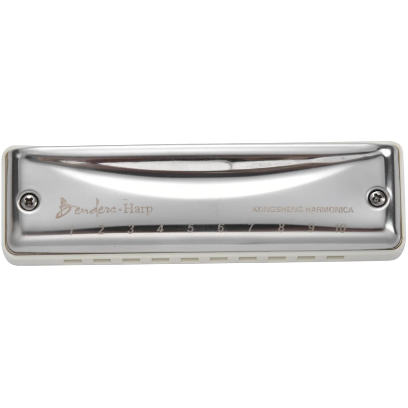 KONGSHENG Profession Harmonica 10 Holes Diatonic Mouth Organ Key Of C Musical Instrument Blues Harp