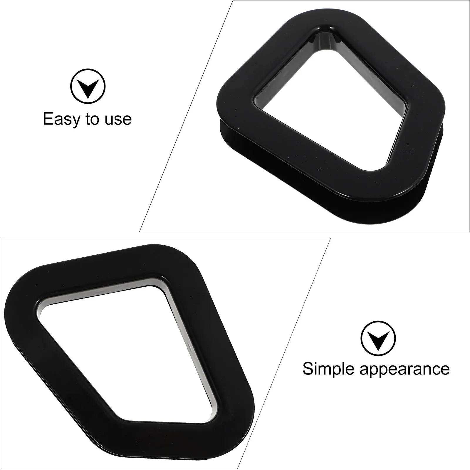 2 Sets Chair Noir Office Chairs Gaming Clips Clamps Parts Replacement Desk Accessories view 3
