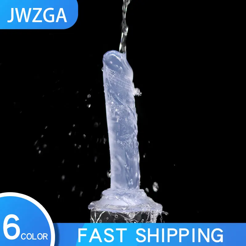 Mini Soft Jelly Dildos Small Artificial Sucker Cup Artificial Penis Vagina Anal Plug Sex Toys for Women Masturbator Adult Toys