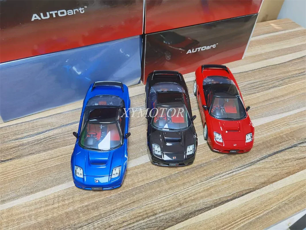 AUTOart 1/18 For HONDA NSX R NA2 Metal Diecast Car Model Black/Blue/Red Toys Hobby Gifts Display Collection Ornaments