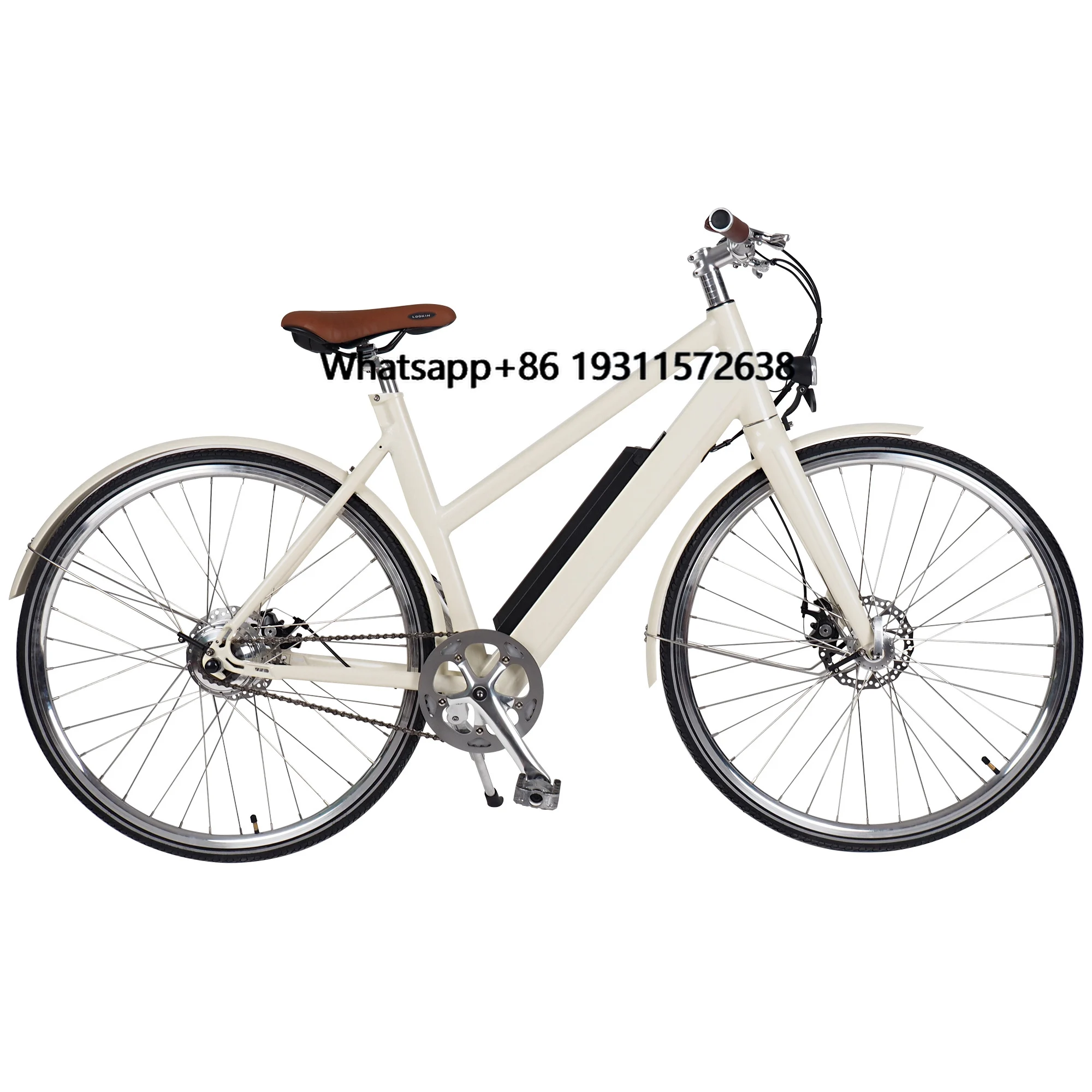 

2024 Cheap Bicycle 36V Electric City Bike Light Weight 700C Electric Road EBike for Male and Female