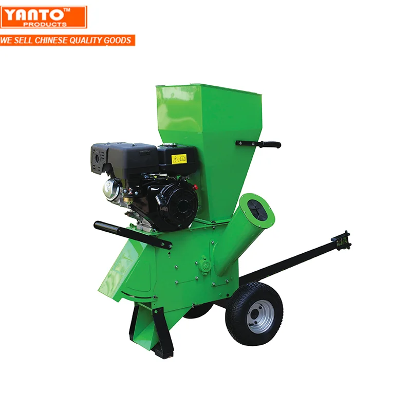 15HP Gasoline Chipper Shredder Machine Wood Leaf