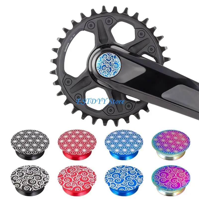 G6DE Teeth Plate Crank Cover Bike Crankset Plug Screw Dust-Proof Disc Cover