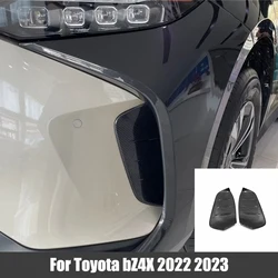 Front Fog Light Lamp Foglight Eyebrow Cover Trim For Toyota bZ4X 2022 2023 ABS Car Styling Accessories
