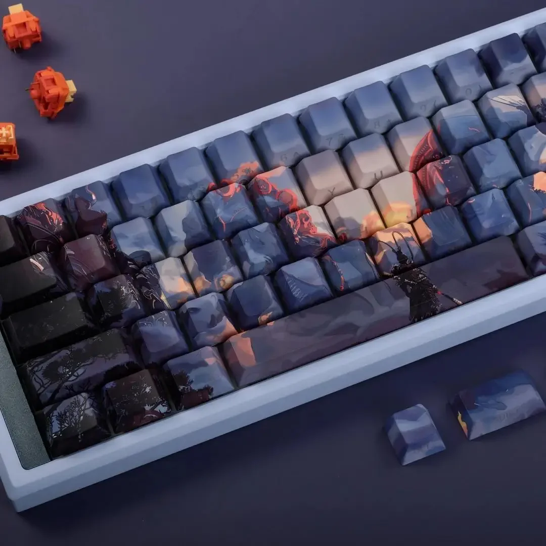 Four Kings Keycap Fit Wooting Mega Lion Tarantula Mai from Mechanical Keyboard Cap