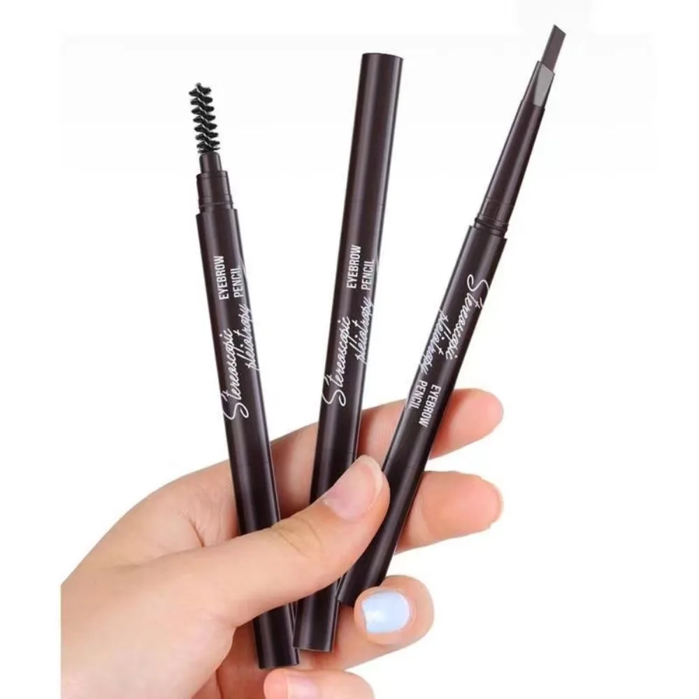 New Fine Eyebrow Pencil Professional Waterproof Eye Brow Pen Long Lasting Double Head Makeup Microblading Pen Women