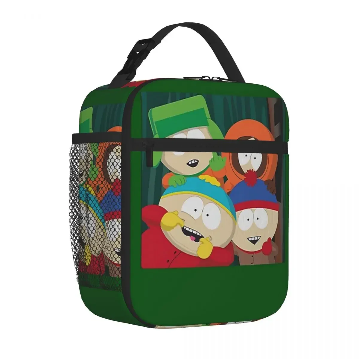 Southpark Boys Cartoon Anime Lunch Bags Insulated Lunch Tote Waterproof Bento Box Leakproof Picnic Bags for Woman Work Kids