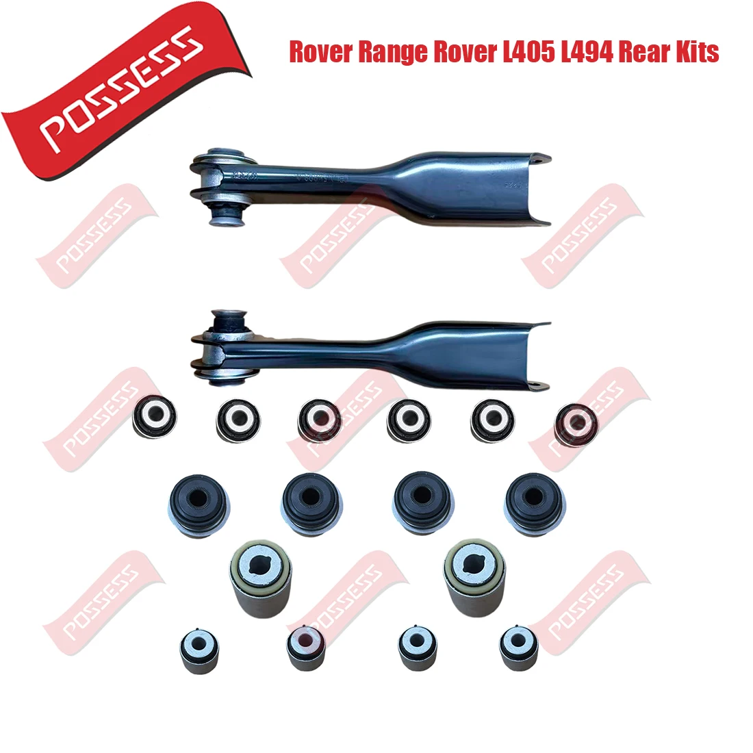 

18 Pcs Rear Suspension Control Arm Steering Knuckle Bushing Kits For Land Rover Range Rover L405 L494 2012-/