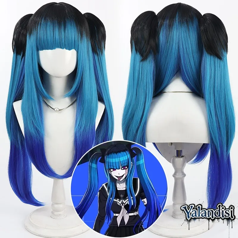 Yalandisi& The Hundred Line: Last Defense Academy Cosplay Wig Halloween Party Prop Synthetic Hair Heat Resistant Fiber+Wig Cap