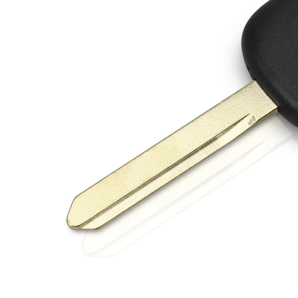 KEYYOU-carcasa de llave transpondedor de coche de repuesto para Toyota, sin Chip, hoja de llave sin cortar, TOY47
