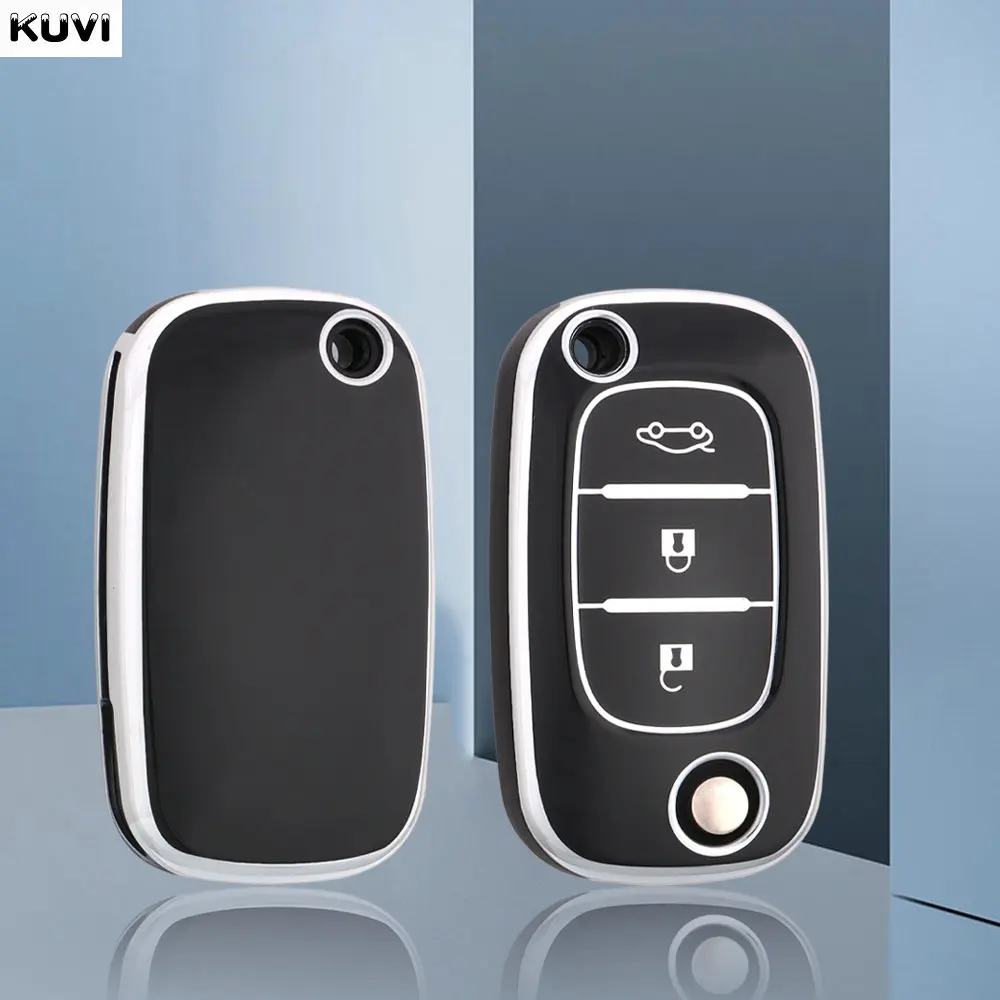 TPU Car Remote Key Case Cover Fob For Renault Megane 2 Fluence Clio For Mercedes For LADA Vesta Granta XRay Kalina Priora Sedan