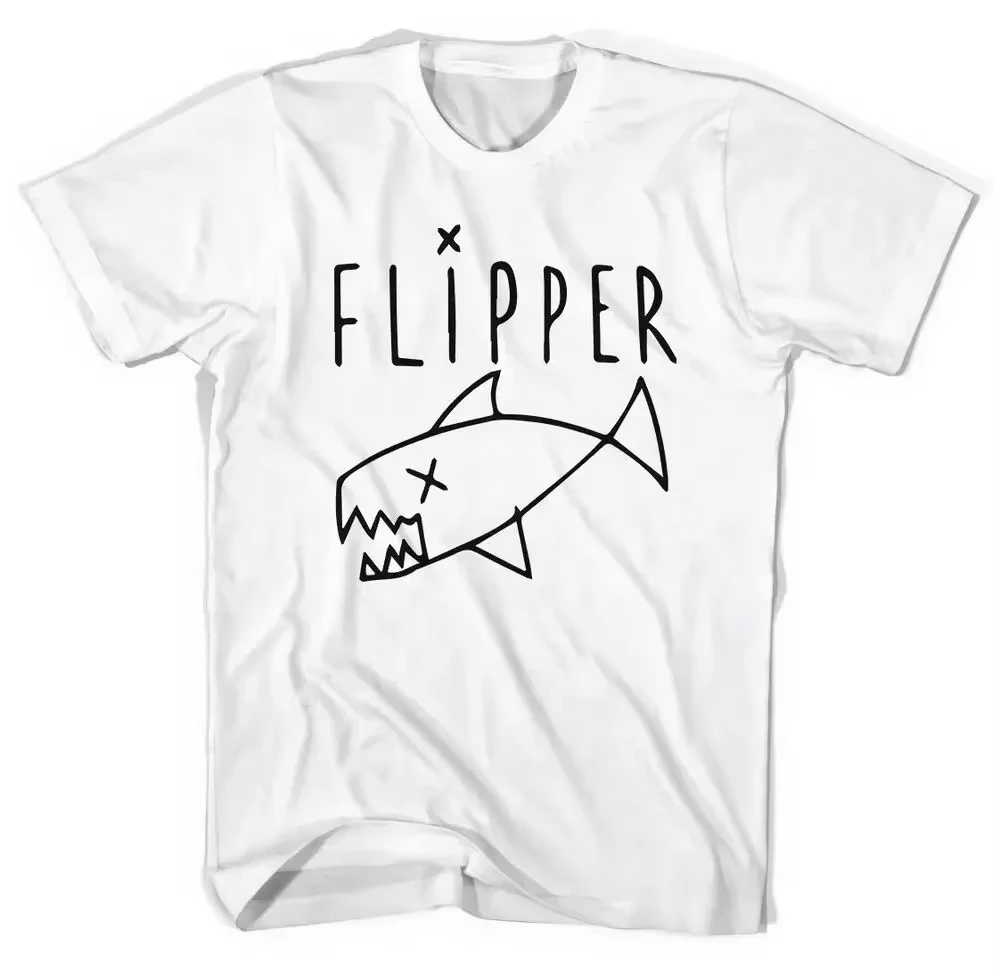 

2025 New Kurt Cobain's Flipper Unisex T-Shirt Men's and Women's Short Summer T-Shirt Casual Casual Fashion Couple Shirt