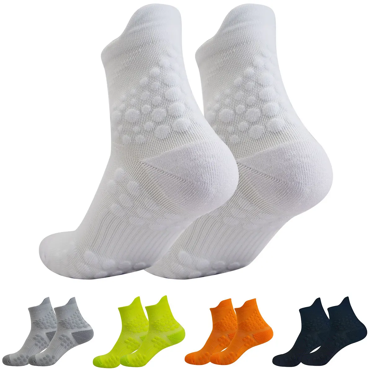 1 pair of elastic compression socks for outdoor sports, trail running, cycling, ankle socks, boat