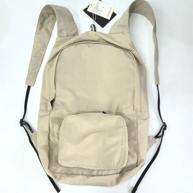 New Cotton Nylon Lightweight Backpack Exquisite Craft Practical Versatile Travel Commuter Unisex Shoulder Bag Casual Rucksack