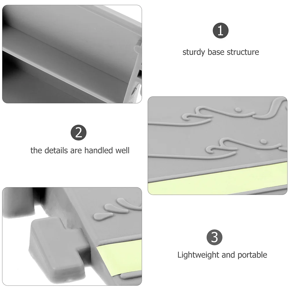 Door Sill Climbing Mat Plastic Threshold Ramp for Indoor Steps Sweeping Robot Pad Home Entry