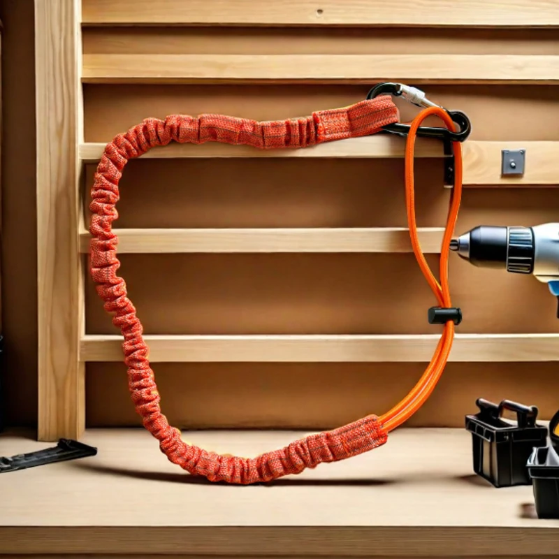 Anti-Fall Nylon-Sicherheitsseil mit Haken für Höhenarbeiten, sicheres Outdoor-Sport-Kletterseil, Arbeitsschutz-Zubehör