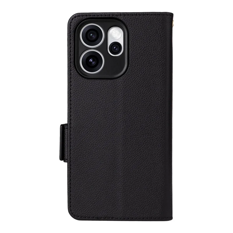 Pertain to Reno 15 Pro 5G الفاخرة فليب محفظة من جلد PU الحبل حامل حافظة لهاتف OPPO Reno15 Pro 5G