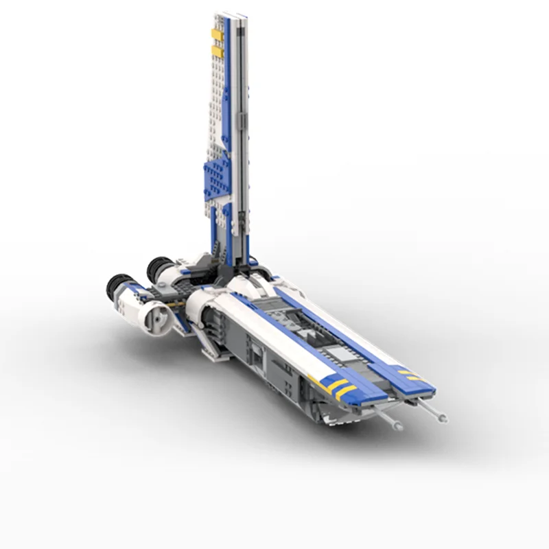 924pcs Custom Building Set: Enhanced Stinger Mantis Starship Model, Classic Game Paint Scheme, Ideal for Display and Collecting