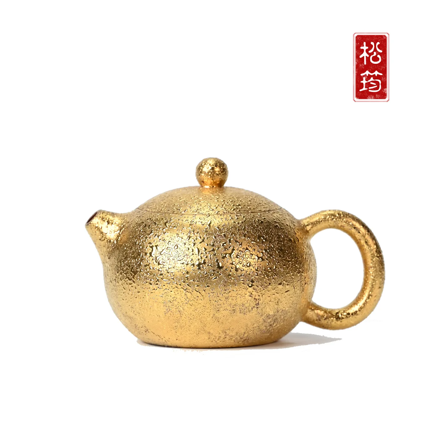 Original Ore Da Hong Pao Purely Handmade Gilded Oil Drop Xishi Practical Yixing Clay Teapot Kung Fu Tea Set 280ML