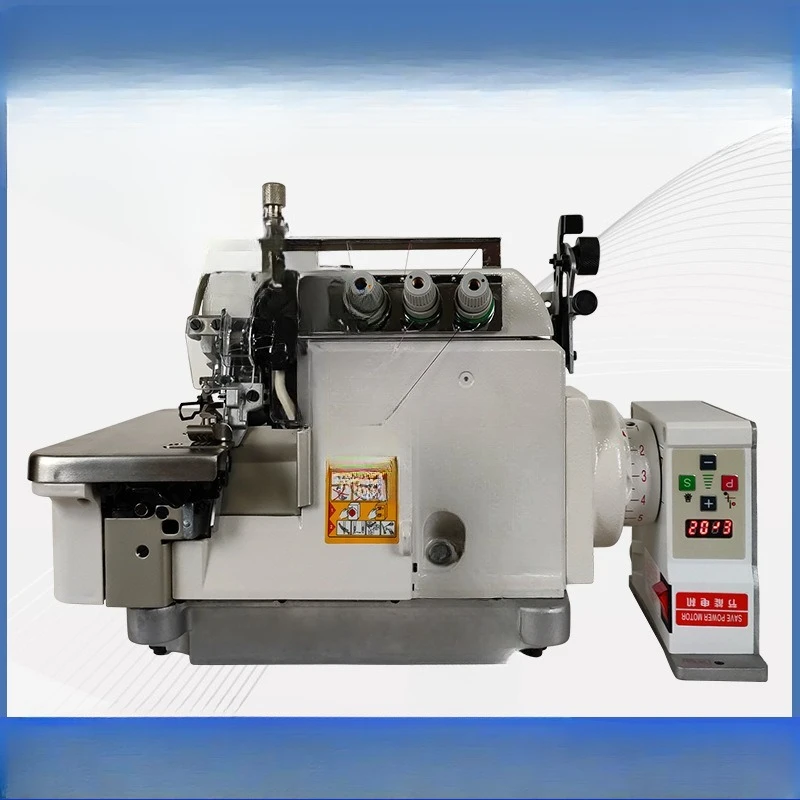 Thick material synchronous overlock sewing machine, four-wire edge locking machine, multi-function computer direct drive
