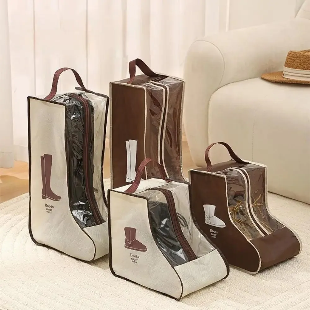 High Quality Waterproof Boots Storage Bag Moistureproof Foldable Tall Boots Storage Protector Bag Travel Storage Shoes Organizer