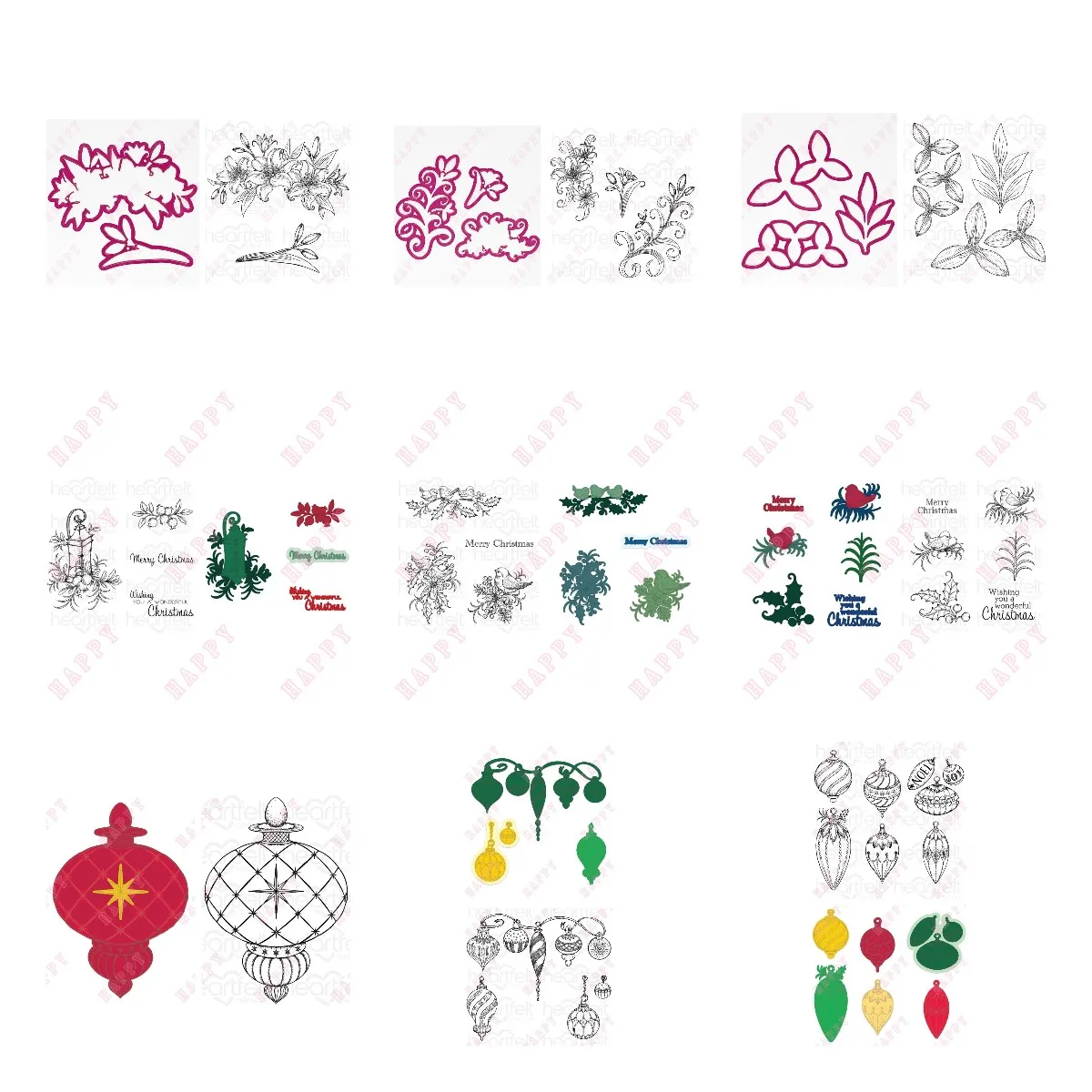 

Metal Cutting Dies And Stamps Garden Of Beautiful Flowers DIY Scrapbooking Envelope Greeting Card Decorative Embossing Handcraft