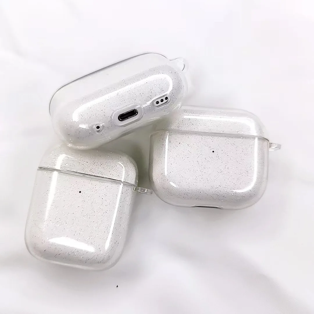 Luxury Glitter Shiny Case For AirPods 1 2 3 Wireless Bluetooth Earphone Cover For Apple airpods Pro 2nd Funda Protective Cases