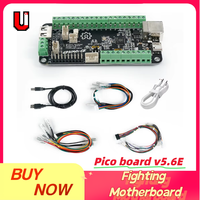 Rp2040 Advanced V5.6E USB Breakout Board Passthrough Arcade Fight Stick Hitbox Buttons Style for PC/PS4/NS/PS5 Gaming Accessory