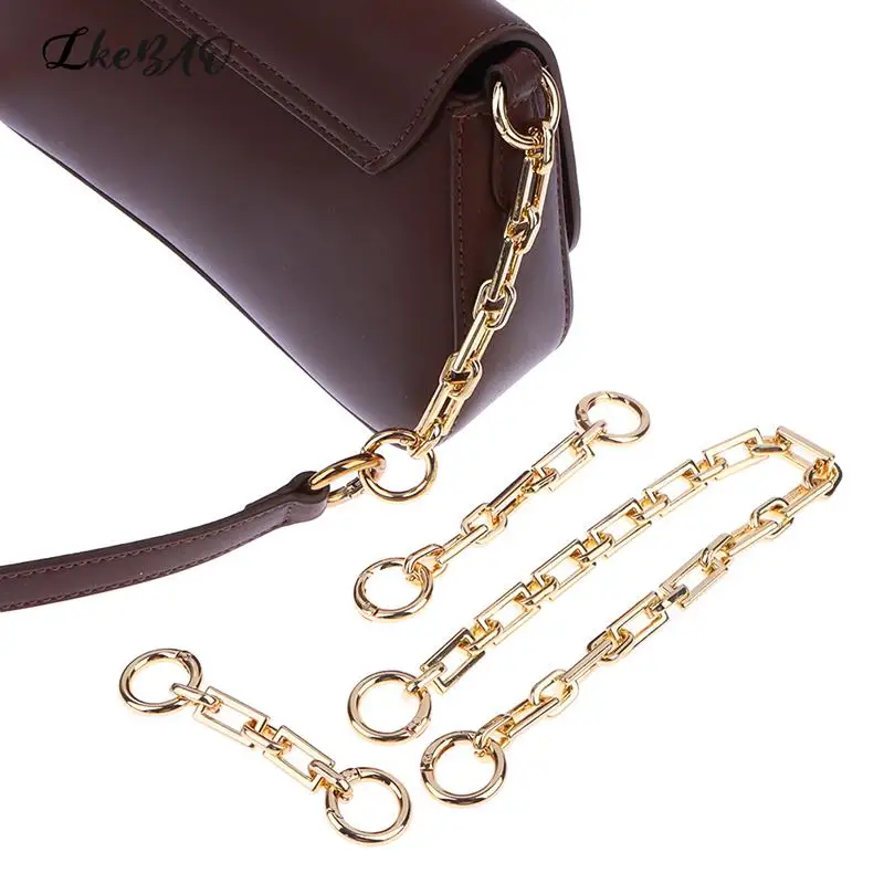 Crossbody Purse Bag Chain Strap Bag Extension Chain DIY Replacement Chain Handbag Hanging Buckle Charms Shoulder Bag Accessories