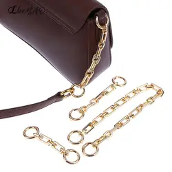 Correa de cadena para bolso cruzado, cadena de extensión para bolso, cadena de repuesto DIY, hebilla colgante, accesorios para bolso de hombro