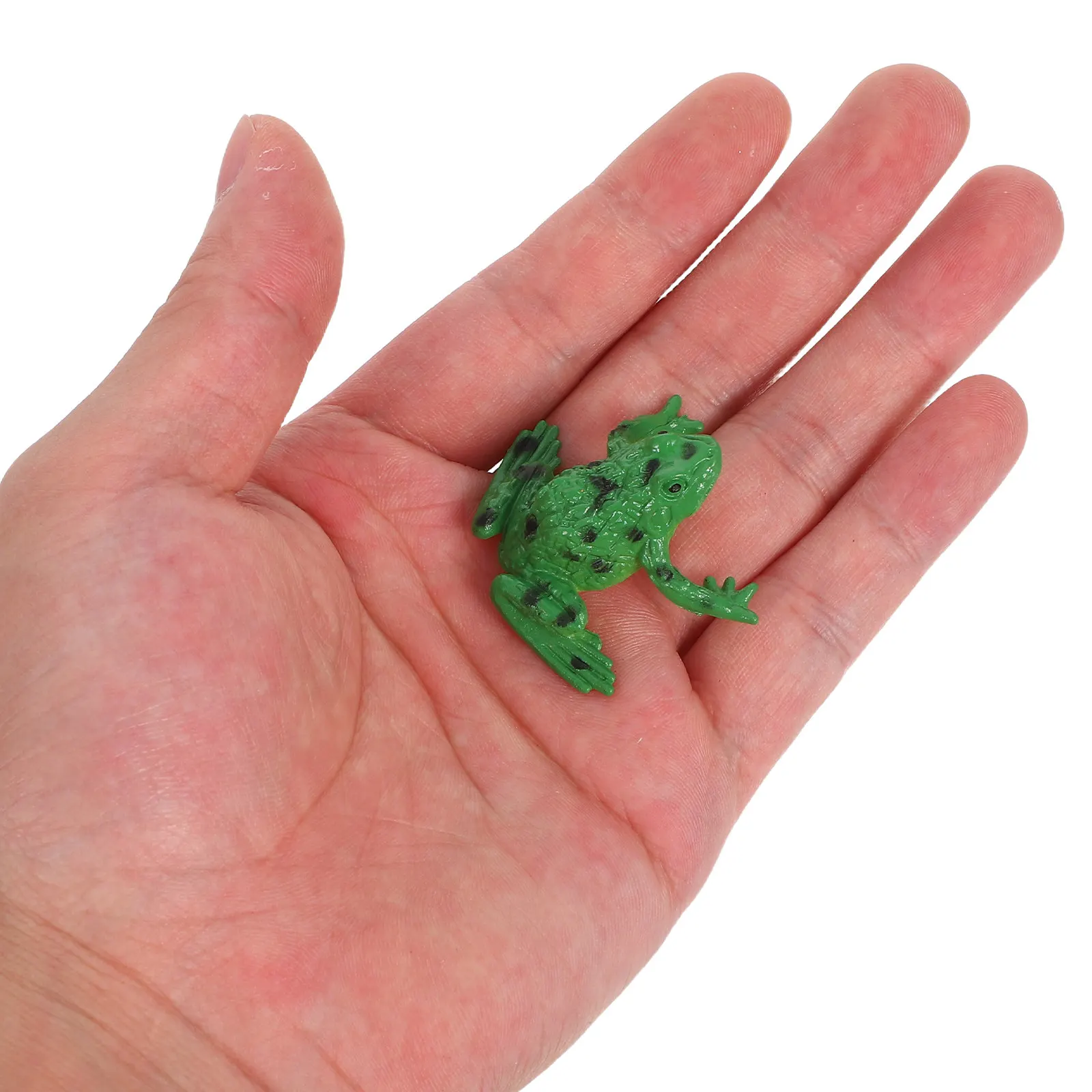 24Pcs Lifelike Frog Figurines PVC Realistic Mini Models for Kids Learning Home Garden Decoration Small Plastic Frogs