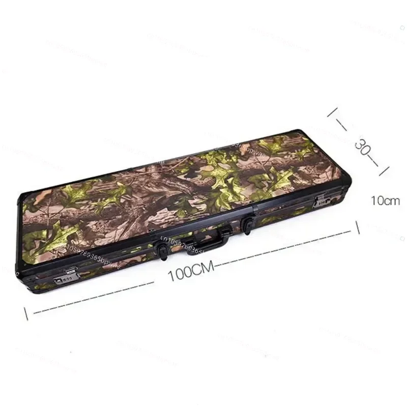 Equipment Safety Boxes with Sponge Extra Long Tool Packaging Box Instrument Cases Aluminum Alloy Fish Pole Case Storage Box