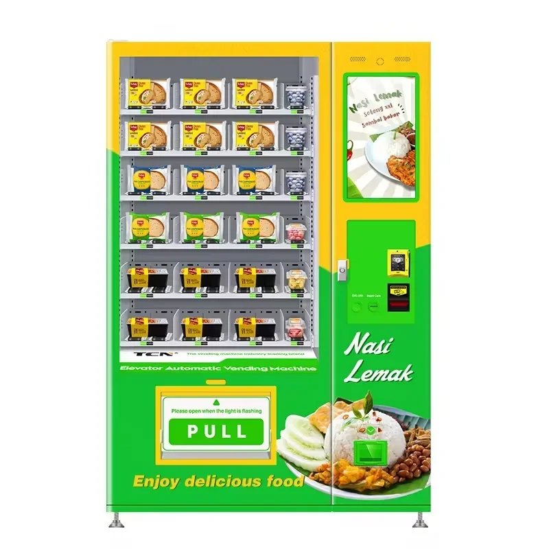 Hot Food Vending Machine For Sale Green Vending Machine Export Malaysia Elevator Factory Price