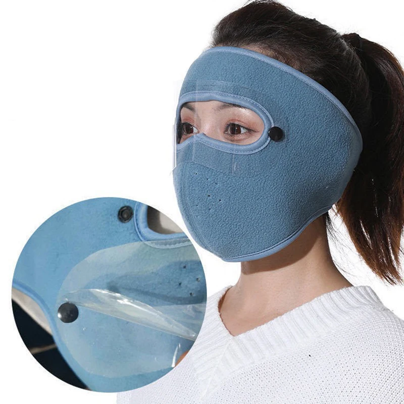 الشتاء الدراجات قناع الوجه يندبروف الرجال النساء للتزلج على الجليد دراجة نارية الرياضة في الهواء الطلق بالاكلافا قبعة دفئا تنفس