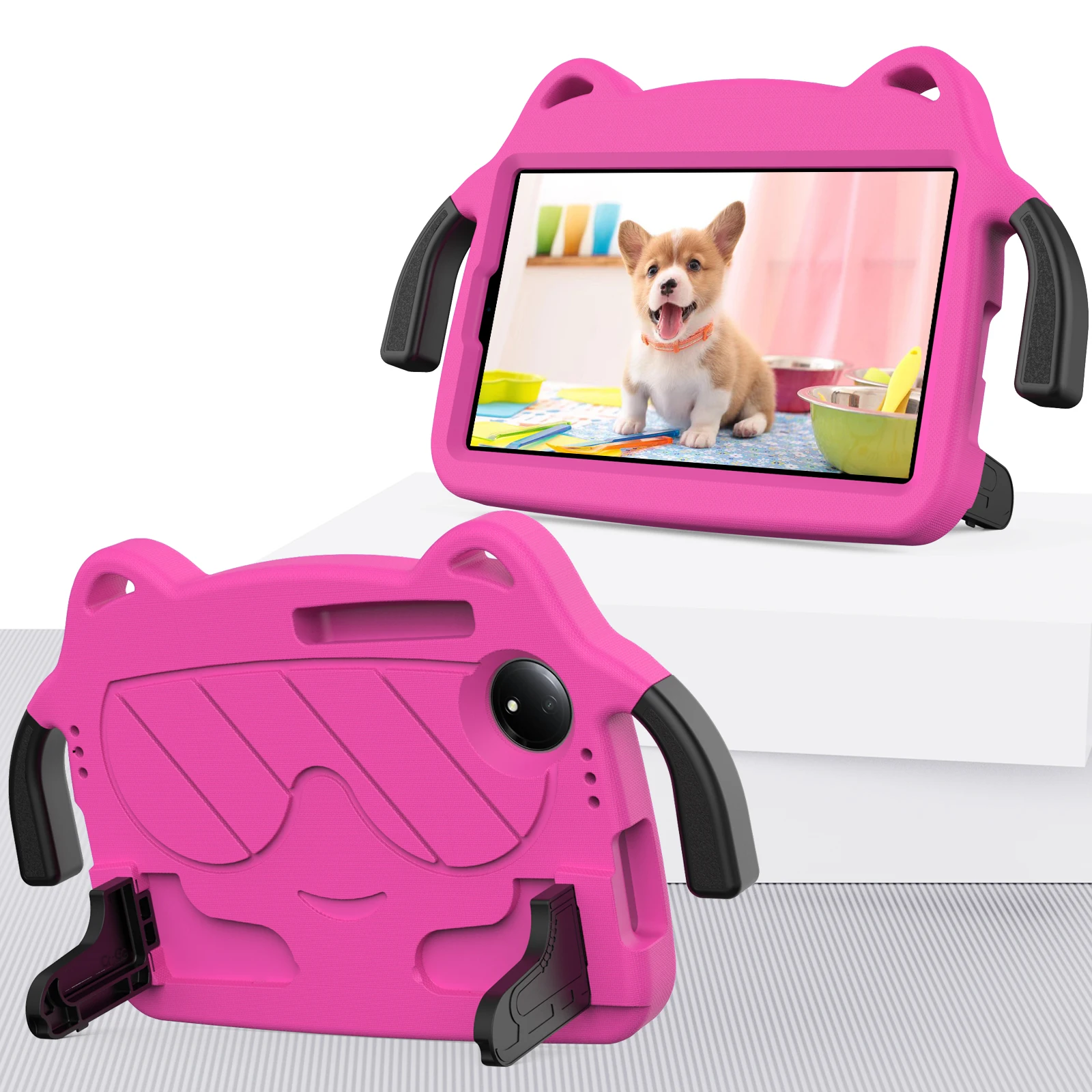 

Stand Tablet Case For Xiaomi Redmi Pad SE 8.7 11 inch Cases Shockproof with Handle Kickstand Cover Cute for Children Gift
